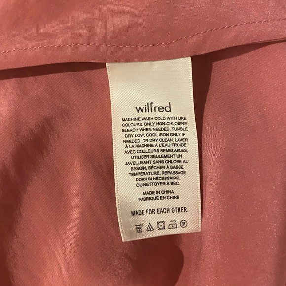 Aritzia Wilfred Only Slip Midi Dress in Pink - Picture 7 of 9